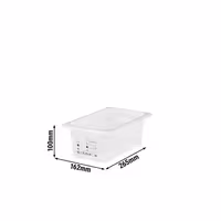 (6 komada) CAMBRO | SafeTrak – GN 1/4 polipropilenski spremnik – neprozirni – Visina: 100 mm