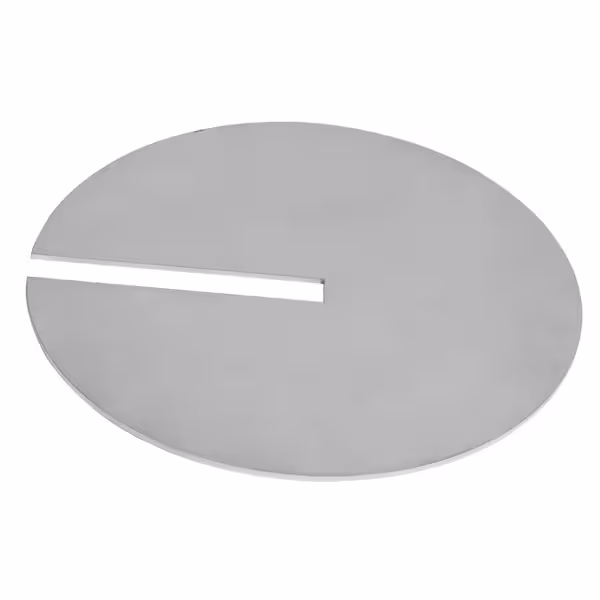  Kebab Skewer Disc  with Slot - 195 × 195 × 10 mm - Stainless Steel - compatible with DUI6R, DUI8R, DUI10R