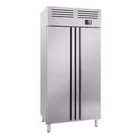 Szafa mroźnicza Premium PLUS – stal nierdzewna – GN 1/1 – 745 L – z 2 drzwiami