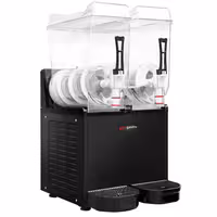 Commercial Slush Machine - 2x 12L - 984W - Black