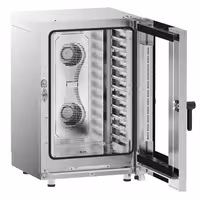 Commercial Electric Combi Oven - Touchscreen Controls - 11x GN 1/1 - incl. Automatic washing system & Core temperature probe