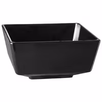 (36 adet) Ramekin (Sos Kasesi) - FLOAT - Melamin - 30ml - köşeli - 55x55mm - Siyah