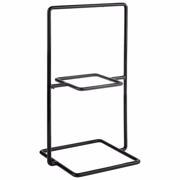 Açık Büfe Teşhir Standı - PERFECTO - Metal, PVC - Siyah - köşeli - 230x190x405mm