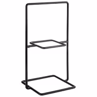 Açık Büfe Teşhir Standı - PERFECTO - Metal, PVC - Siyah - köşeli - 230x190x405mm