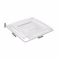 (6 adet) Kapak - PURE - 195x195mm - 83409#6, 83468#6, 85260#6 & 85266#6 ile uyumlu