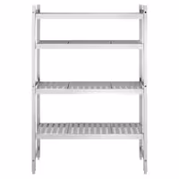 وحدة رفوف ألمنيوم - بداية - 1066x1685mm - عمق: 360 mm - 4 رفوف - الحمولة: 450 kg