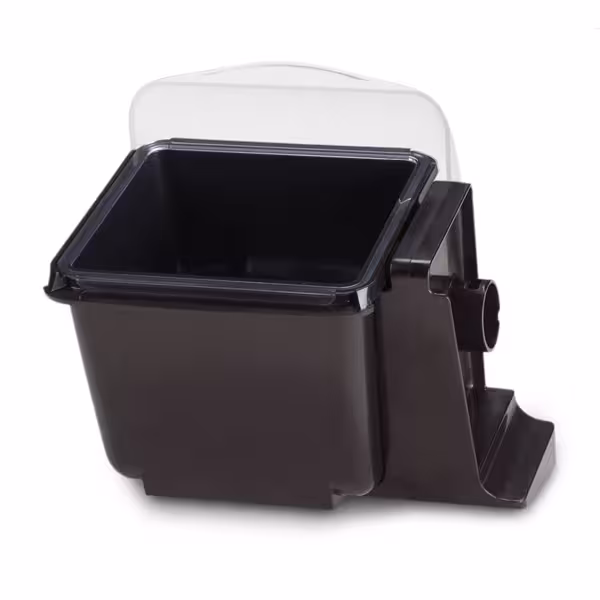 Mini garnitür kabı - kapaklı - Plastik - Şeffaf kapaklı - 2,2 L - kapak ve bağlantı aparatı dahil