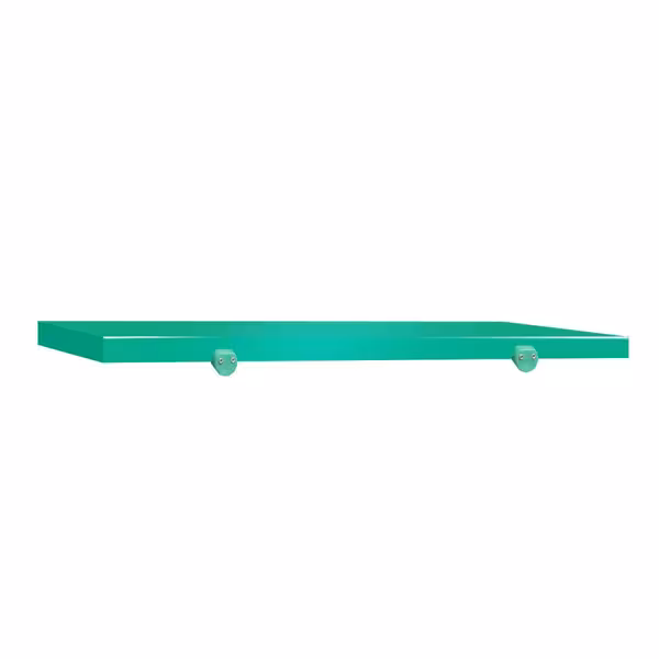 Chopping Board for Prep Table - 800x800mm - Thickness: 40mm - HACCP-Compliant - HDPE (PE 500) - Green