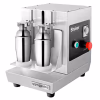 Milkshake & Bubble Tea Mixer - double - 40W - 240rpm - Stainless steel