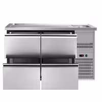 Direct Draw Beer Dispenser / Kegerator PREMIUM PLUS - 1550x700mm - 4 Drawers