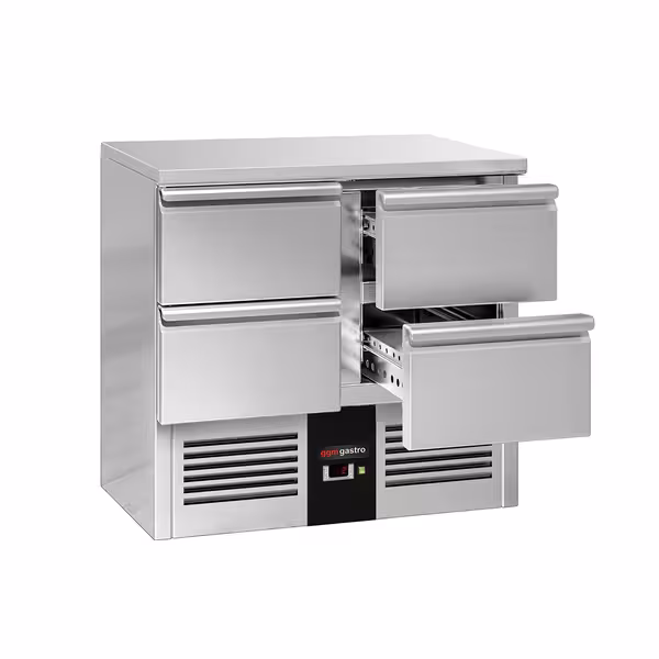 Rashladni pult PREMIUM - 900x700 mm - 220 l - Statičko hlađenje - s 4 ladica