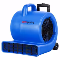Suszarka do podłóg i dywanów Air Mover – 850 W – zasięg: 20 m – 1350 obr./min – z 3 prędkościami – z teleskopowym uchwytem i kółkami