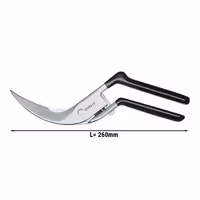 Škare za perad - 260 mm / 105 mm - 2 funkcija - s sigurnosnom kopčom