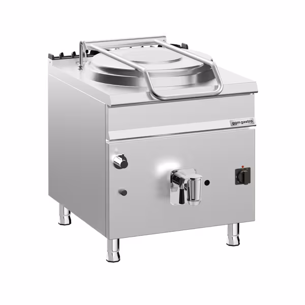 Gázüzemű Főzőüst - 150 liter - 20 kW - Indirekt fűtés - vízcsatlakozással