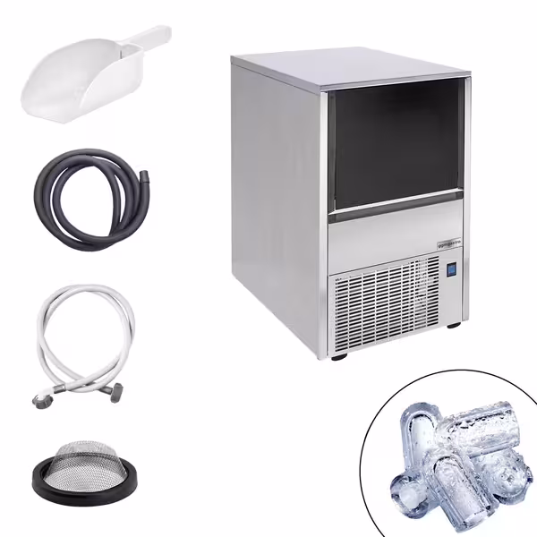 Ledomat - Šuplje kockice leda - 39 kg/24 h