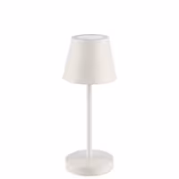 Şarj Edilebilir Masa Lambası - MERLE MICRO - 3 kademeli kısılabilir - Ø80x200mm - Whisper White