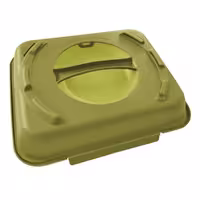 (20 kom) Menubox (višekratni) - 600 ml - bez pregrade - 240x190x90 mm - sa šarkama - sa ručkom - stapeljiv - olivnozelena/svijetlozelena