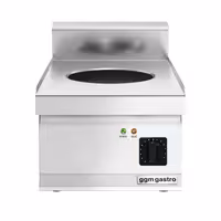 Plită cu inducție pentru wok PROFESIONALĂ - 3,5 kW - 1 zonă de gătit - bol wok Ø 300 mm