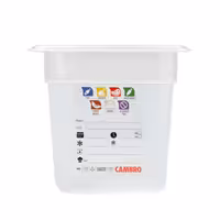 (6 komada) CAMBRO | SafeTrak – GN 1/4 polipropilenski spremnik – neprozirni – Visina: 150 mm