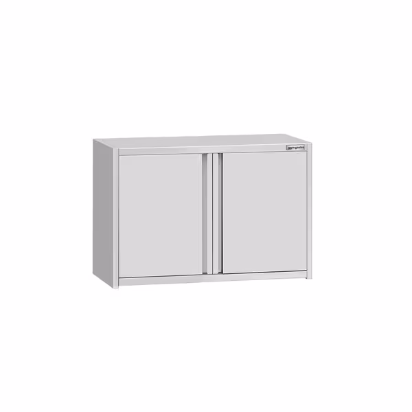 خزانة حائط ستانلس ستيل ECO - 800x400mm - مع باب ذو أجنحة - ارتفاع 650 mm