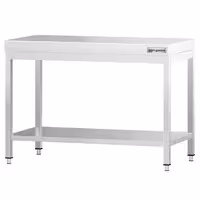 طاولة عمل ستانلس ستيل PREMIUM - 1000x600mm - مع رف سفلي