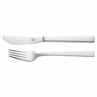(2) ZWILLING | Dinner Pizza Cutlery Set – Pizza Knife + Dining Fork - Polished 18/10 Steel