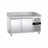 Stół chłodniczy do pizzy ECO – 1500 x 800 mm – z 2 drzwiami