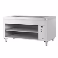 Balcão de buffet quente COPENHAGA - 1560mm - com banho-maria - para 4x GN 1/1