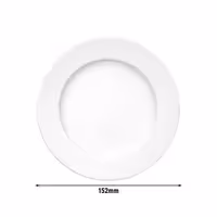 (6 adet) SELTMANN WEIDEN | Tabak - düz - Ø 150 mm - Beyaz/Sade