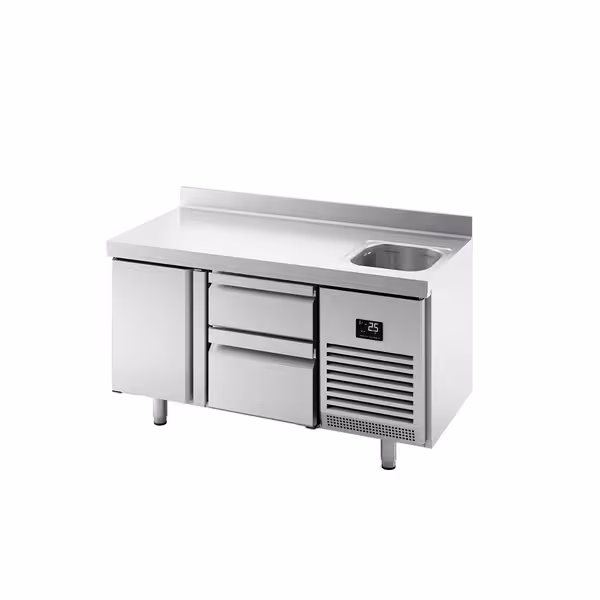 Külmlett PREMIUM PLUS - 1468x600 mm - 250 l - ventileeritud jahutus - koos 1 uksega - Tagaserv