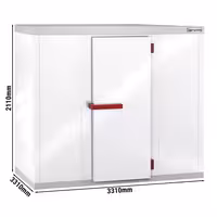Cámara frigorífica positiva - 3310x3310mm - 19,35m³
