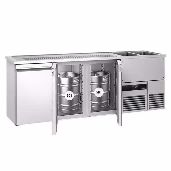 Pivski šank PREMIUM - 2500x700 mm - 3 Vrata