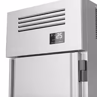 Hladnjak sa ulazom za kolica od nehrđajućeg čelika PREMIUM PLUS - GN 2/1 - GN 1/1 - EN 600x400 - 1300 litara - Sa 1 vratima