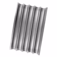 Baguette Tray - Aluminium - EN 600x400 - non-stick - with 5 moulds