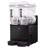 Commercial Slush Machine - 2x 12L - 984W - Black