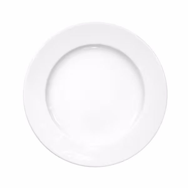 (6 adet) SELTMANN WEIDEN | Tabak - düz - Ø 230 mm - Beyaz/Sade