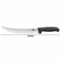 VICTORINOX | FIBROX DUAL GRIP - Nož za klanje sa udubljenim rubom - Oštrica: 250 mm
