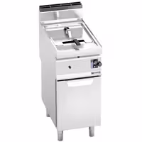 Plinska friteza - 10 L - 6,9 kW - s ispustom za ulje - s ormarićem
