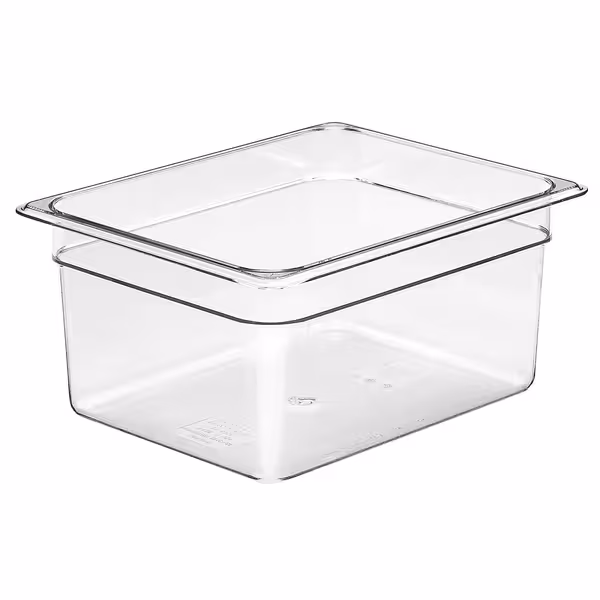 (6 szt.) CAMBRO | Pojemnik GN 1/2 CAMVIEW® – kopolimer – wysokość: 150 mm – bez BPA – przezroczysty