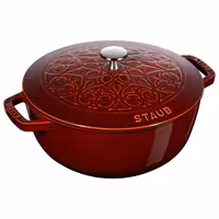 STAUB | La Marmite Lily Enamelled Cast Iron Pot – Ø 240 mm – Grenadine Red