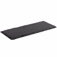 (6 Stück) Naturschieferplatte - 300x120mm - Schwarz