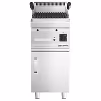 Churrasqueira a gás de pedra vulcânica - 400mm | 5,5kW - 600mm Prof. - BBQ profissional