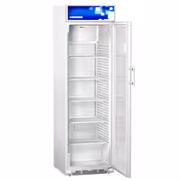 LIEBHERR | Commercial Beverage Display Fridge - 403 L – 1 Glass Door – White – +2 to +12 °C – Advertising display – LED side lighting