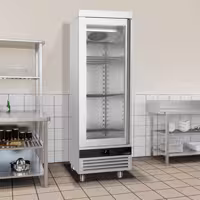 Szafa chłodnicza ze stali nierdzewnej PREMIUM - GN 2/1 - 700 litrów - z 1 szklanymi drzwiami
