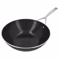 DEMEYERE | Wok ALU PRO 5 – aluminium – Ø 300 mm – z płaskim dnem