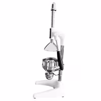 Heavy Duty Lever Citrus Press - White - Stainless Steel
