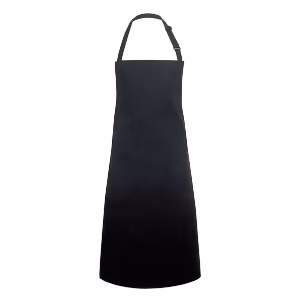 KARLOWSKY | Bib Apron Basic – Black - 750×900 mm - Adjustable Neck Strap