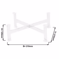 Buffet Stand - White - Height: 120mm - suitable for platters & plates from 210mm