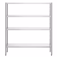 رفوف ستانلس ستيل PREMIUM - 1600x490mm - عمق: 500 mm - 4 رفوف - الحمولة: 320 kg