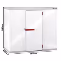 Frysrum - 1600x1600 mm - 3,82 m³